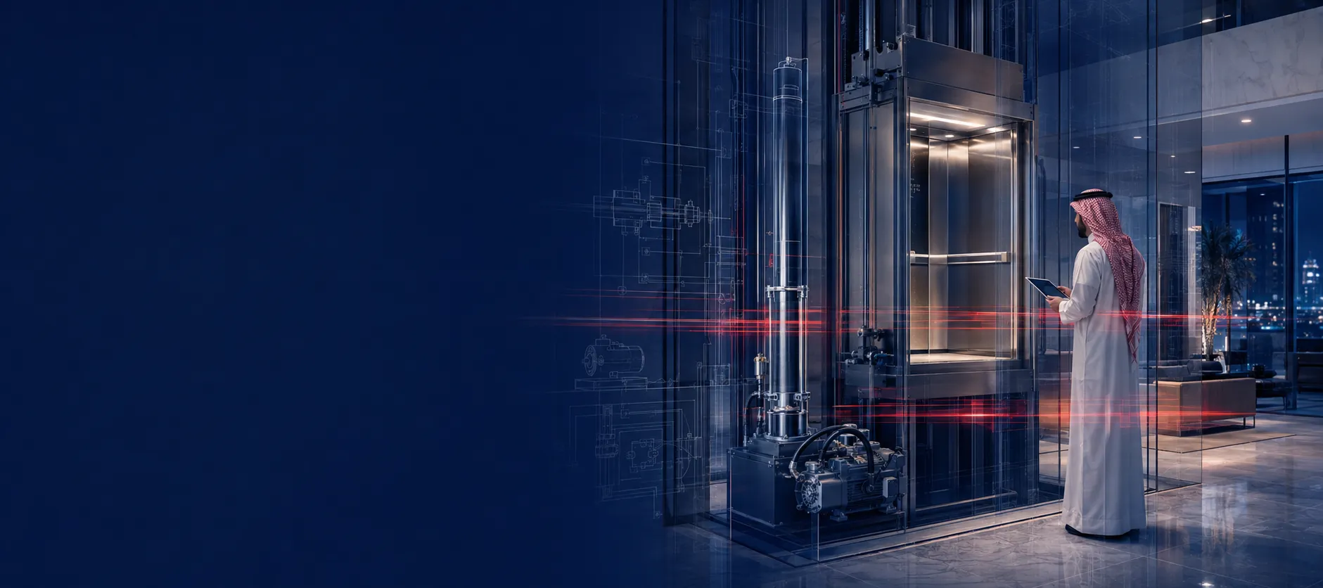 تركيب المصاعد الداخلية بالسعودية