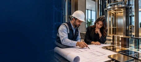 اعتماد تصميم المصعد قبل التصنيع: مراجعة المخططات والعينات